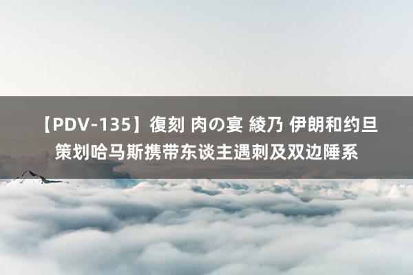 【PDV-135】復刻 肉の宴 綾乃 伊朗和约旦策划哈马斯携带东谈主遇刺及双边陲系