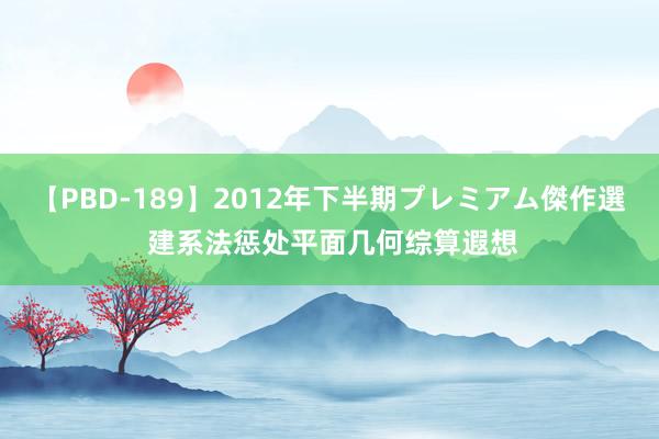 【PBD-189】2012年下半期プレミアム傑作選 建系法惩处平面几何综算遐想