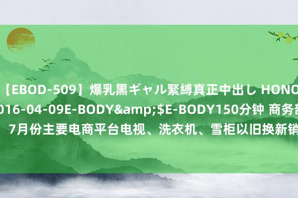 【EBOD-509】爆乳黒ギャル緊縛真正中出し HONOKA</a>2016-04-09E-BODY&$E-BODY150分钟 商务部：7月份主要电商平台电视、洗衣机、雪柜以旧换新销售额增长92.9%、82.8%和65.9%